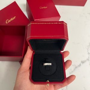Authentic Cartier 8 Diamond Love ring